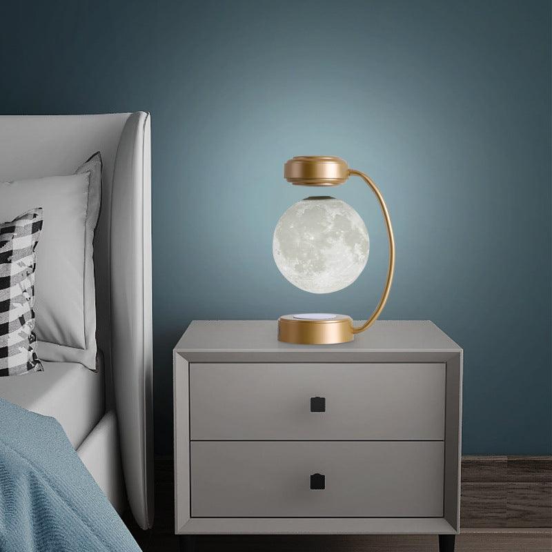 3D LED Moon Night Light, Magnetic Levitating Floating Ball Lamp for Home and Office Decor