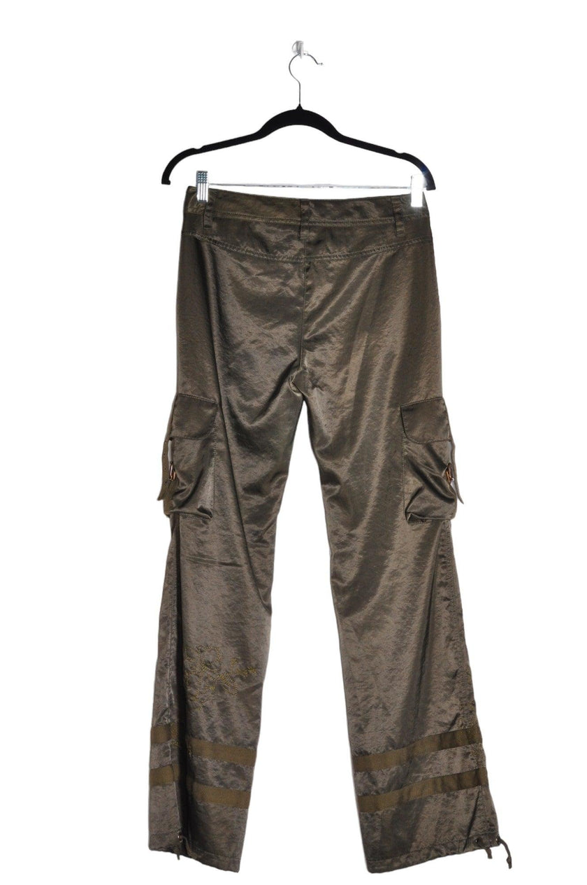 EXPRESS Women Cargo Pants Regular fit in Green - 2