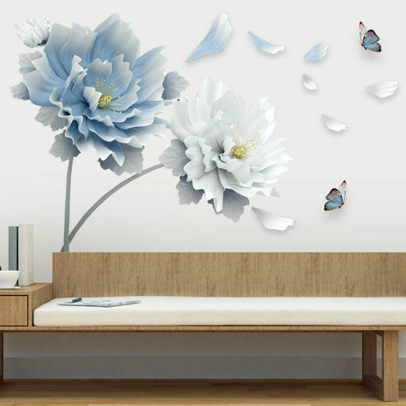 Wall Stickers Living Room Wall Decoration Creative TV Background Bedroom Self Adhesive Paper Decals