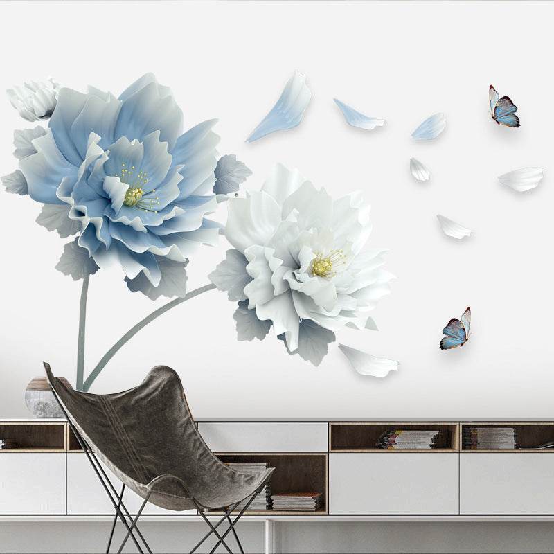 Wall Stickers Living Room Wall Decoration Creative TV Background Bedroom Self Adhesive Paper Decals
