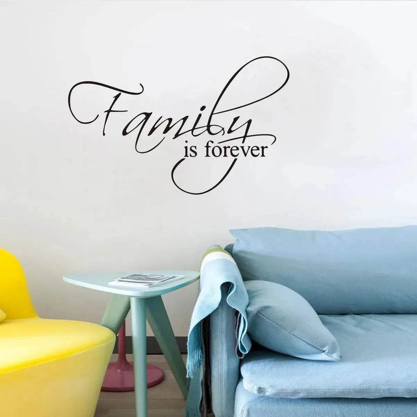 Living Room Bedroom letter decals Wall Decoration Stickers