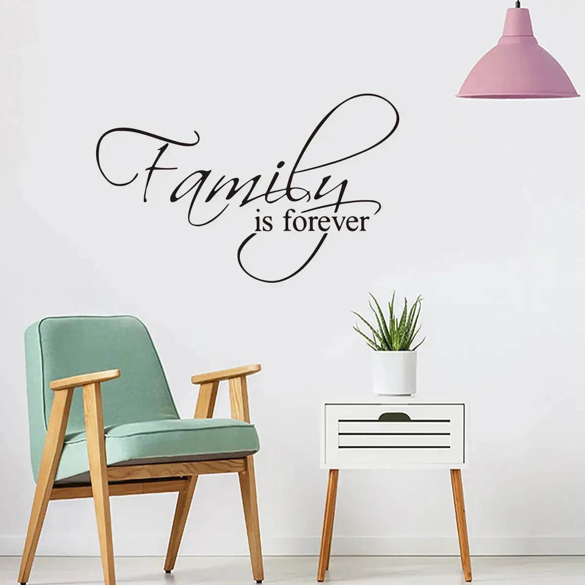Living Room Bedroom letter decals Wall Decoration Stickers