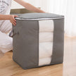 Non-Woven Fabric Clothing and Quilt Storage Bag, 28x40x45cm, Indoor Organiser, Blue and Green