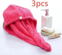 Women's Microfiber Hair Dryer Cap Absorbent Hair Towel.