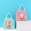 Girls Oxford Cloth Insulated Cartoon Lunch Bag for kids