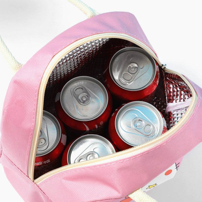 Girls Oxford Cloth Insulated Cartoon Lunch Bag for kids