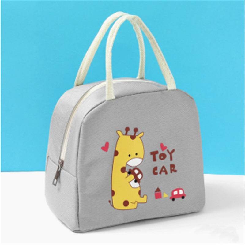 Girls Oxford Cloth Insulated Cartoon Lunch Bag for kids