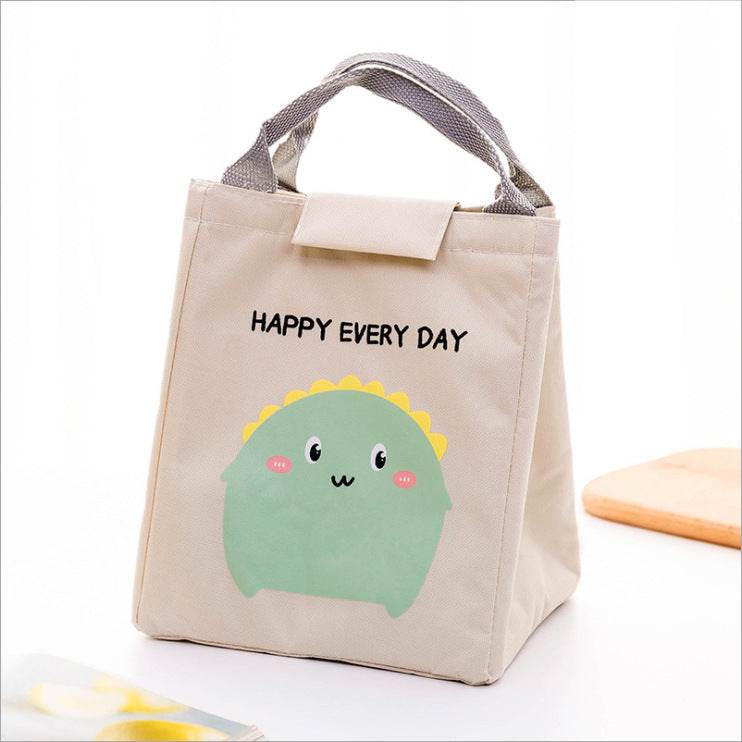 Kids Cartoon Canvas Lunch Bag