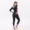 Women’s Full Body Hoodie Rash Guard Swimsuit – Long Sleeve Zip Front Surf Suit for Swimming & Water Sports