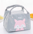 Insulated Lunch Bag – Thermal Storage Bag for Picnic, Work & Travel (Blue & Grey)