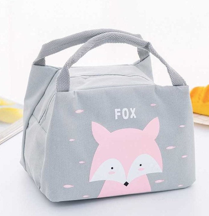Insulated Lunch Bag – Thermal Storage Bag for Picnic, Work & Travel (Blue & Grey)