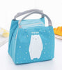 Insulated Lunch Bag – Thermal Storage Bag for Picnic, Work & Travel (Blue & Grey)