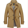 Spring Men's Casual  Mid-length Thin Windbreaker Men's Top