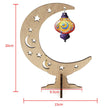 Ramadan Festival Kulbang Moon Painted Lantern Table Decoration Crafts Ornaments