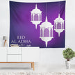 Colorful Lantern Living Room Bedroom Ramadan Tapestry Eid Mubarak Wall Carpet Mural