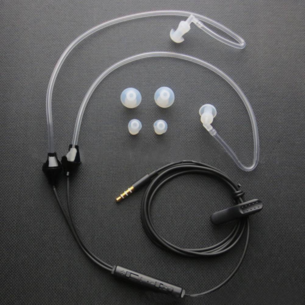 Mobile Phone Health Earphones With Microphone Bilateral in-ear Air Duct Health Non-hazardous Earphones