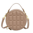 Pu Chocolate One-shoulder Diagonal Bag