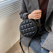 Pu Chocolate One-shoulder Diagonal Bag