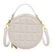 Pu Chocolate One-shoulder Diagonal Bag