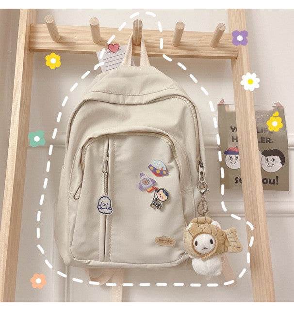 Korean Harajuku Backpack – Cute School Bag for Girls