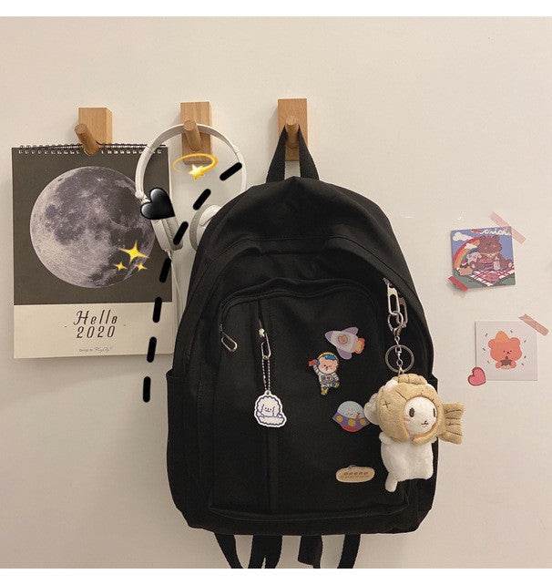 Korean Harajuku Backpack – Cute School Bag for Girls