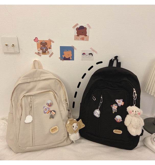 Korean Harajuku Backpack – Cute School Bag for Girls