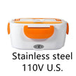 Electric Heated Lunch Box – Stainless Steel Food Warmer