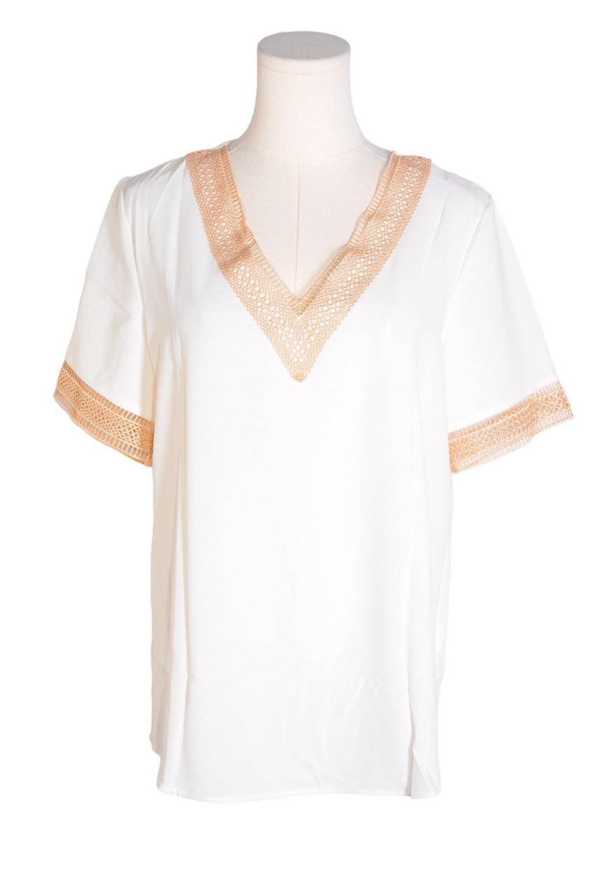 UNBRANDED Women Blouses Regular fit in White - S