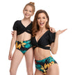Mommy and Me Matching Bikini Swimwear | Puff Sleeve Mother Daughter Swimsuit Canada