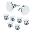 Men's Round Oil Drip Enamel Cufflinks – Copper French Shirt Cufflinks in 4 Colors | Canada & USA