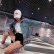 Heavy Industry Flower Embroidery Beaded Sequins Retro Fashion Long-sleeved Denim Jacket Women