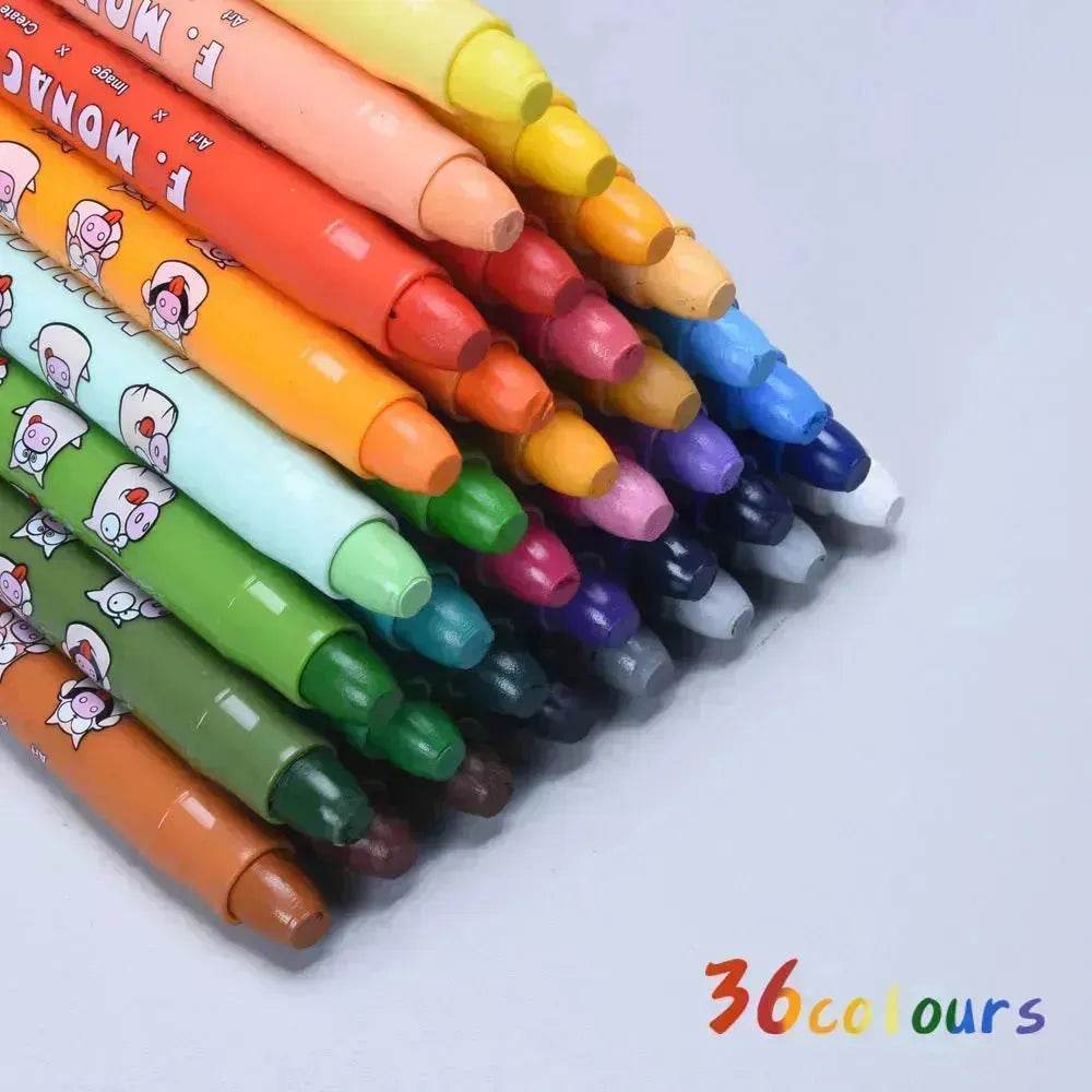 Washable Baby Rotating Mouse Crayon Set