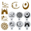 Eid Mubarak Festival Ramadan Cake Decoration Spray Flower Mould