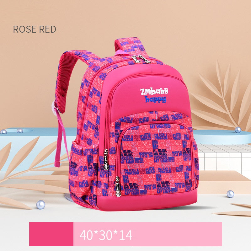 Sesame Baby Kids Korean School Backpack – Polyester Nylon, Multiple Colours, S & L