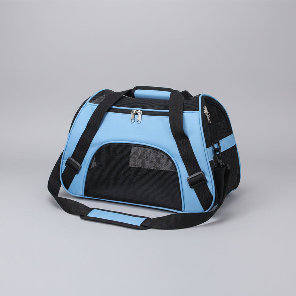 Portable Pet Mesh Carrier Bag – Soft-Sided Travel Bag for Cats & Small Dogs (S/M/L)