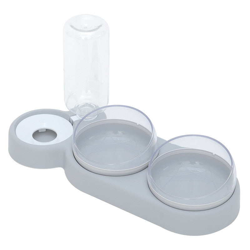 Automatic Pet Feeder Bowl with Water Fountain – Double Bowl for Cats & Dogs