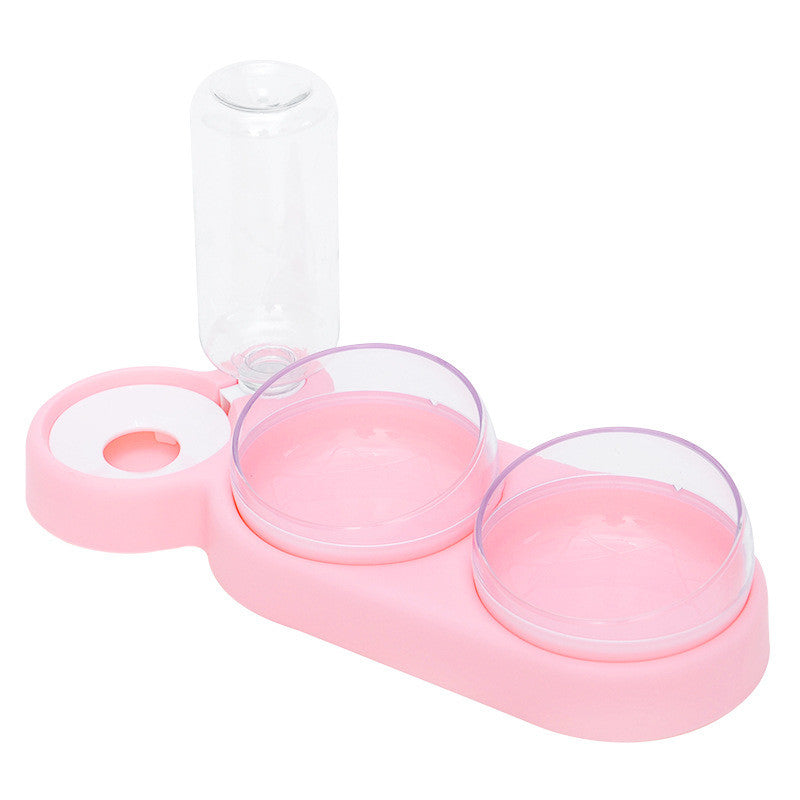 Automatic Pet Feeder Bowl with Water Fountain – Double Bowl for Cats & Dogs