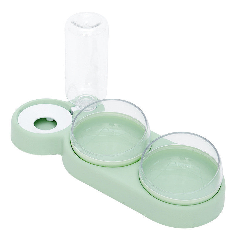 Automatic Pet Feeder Bowl with Water Fountain – Double Bowl for Cats & Dogs