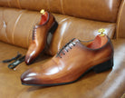 Men's Handmade Oxford Shoes – Genuine Cowhide Brogue Dress Shoes (6 Colors, EU 38–47)