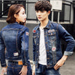 Slim fit Denim Jacket Men And Women Couple Jacket