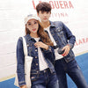 Slim fit Denim Jacket Men And Women Couple Jacket