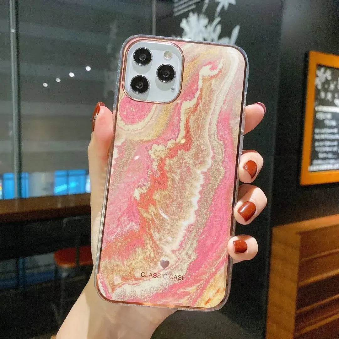 Electroplating silicone iphone case