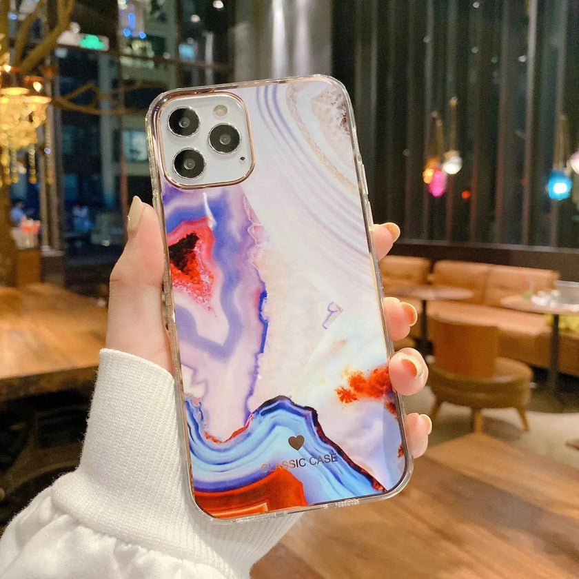 Electroplating silicone iphone case