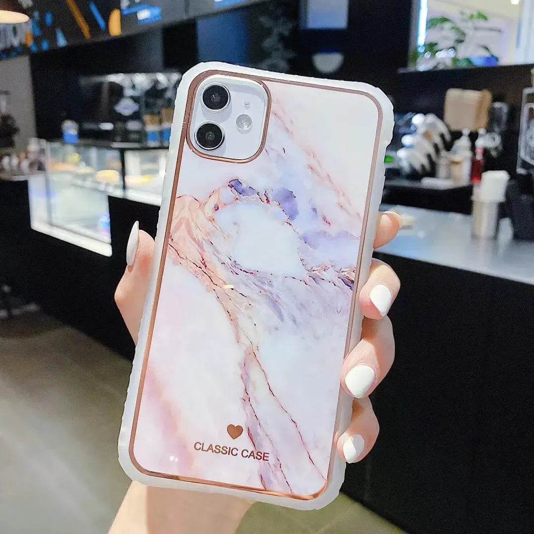 Electroplating silicone iphone case