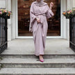 Fashion Plain Abaya dress for ArabMiddle East Dubai Arab Turkey Women Ramadan Eid Jalabiya  for Women