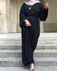 Fashion Plain Abaya dress for ArabMiddle East Dubai Arab Turkey Women Ramadan Eid Jalabiya  for Women