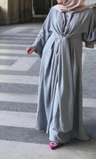 Fashion Plain Abaya dress for ArabMiddle East Dubai Arab Turkey Women Ramadan Eid Jalabiya  for Women