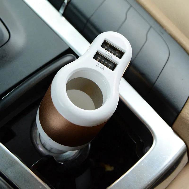 Car Charger Dual Usb Fast Charge Transfer Interface Universal Smart Phone Car Charger