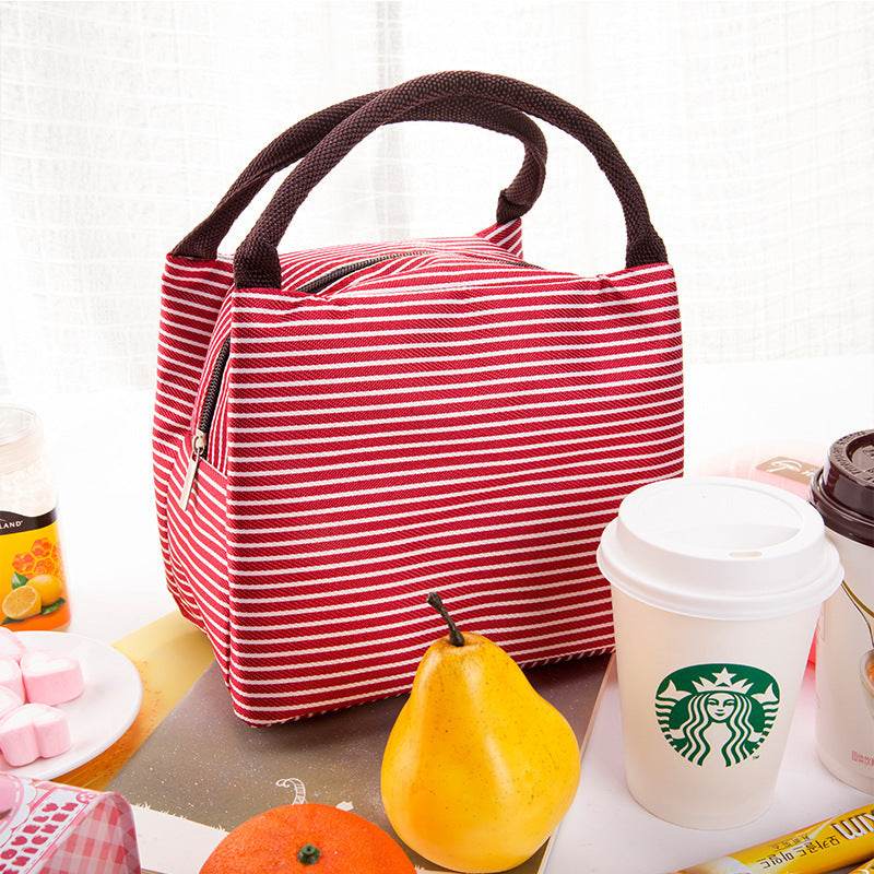Thermal Insulated Strip Work Lunch Bag