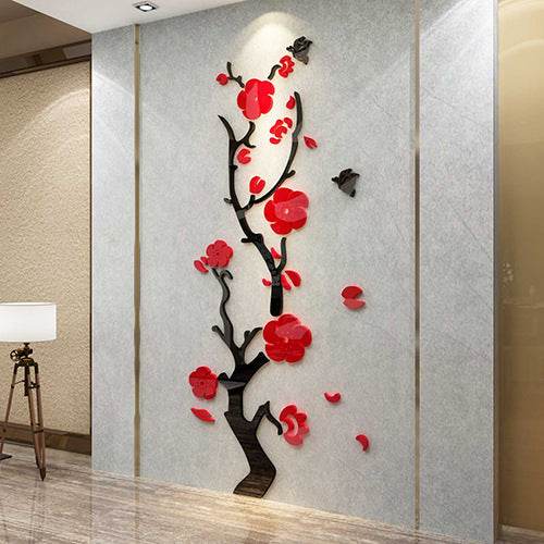 Plum Blossom Porch Decoration Wall Stickers Decals